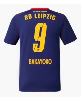 RB Leipzig Johan Bakayoko #9 Maglia Gara Trasferta Repliche 2025-26 Maniche Corte RB Leipzig Johan Bakayoko #9 Maglia Gara Trasferta Repliche 2025-26 Maniche Corte
